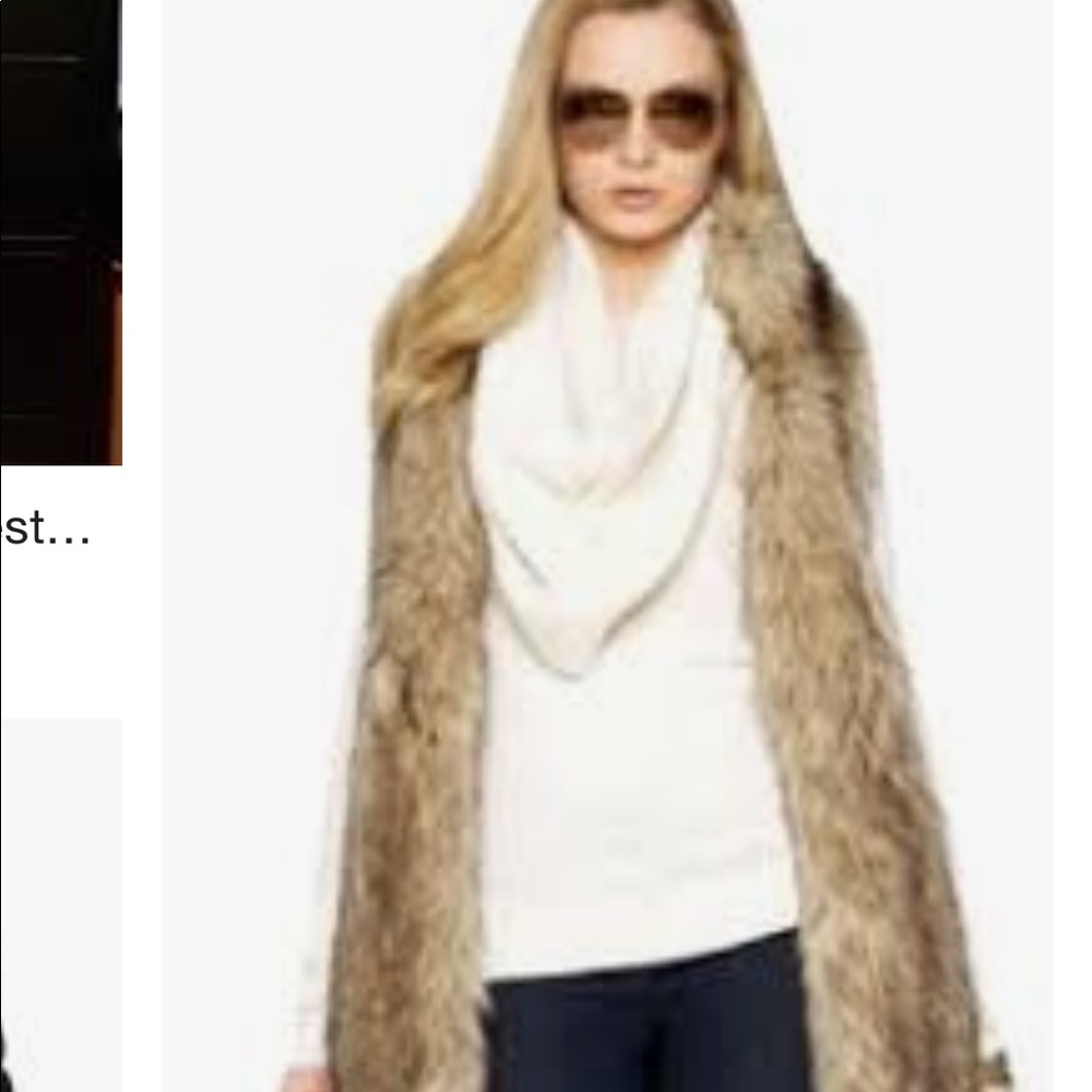 Michael Kors Long Faux Fur Vest